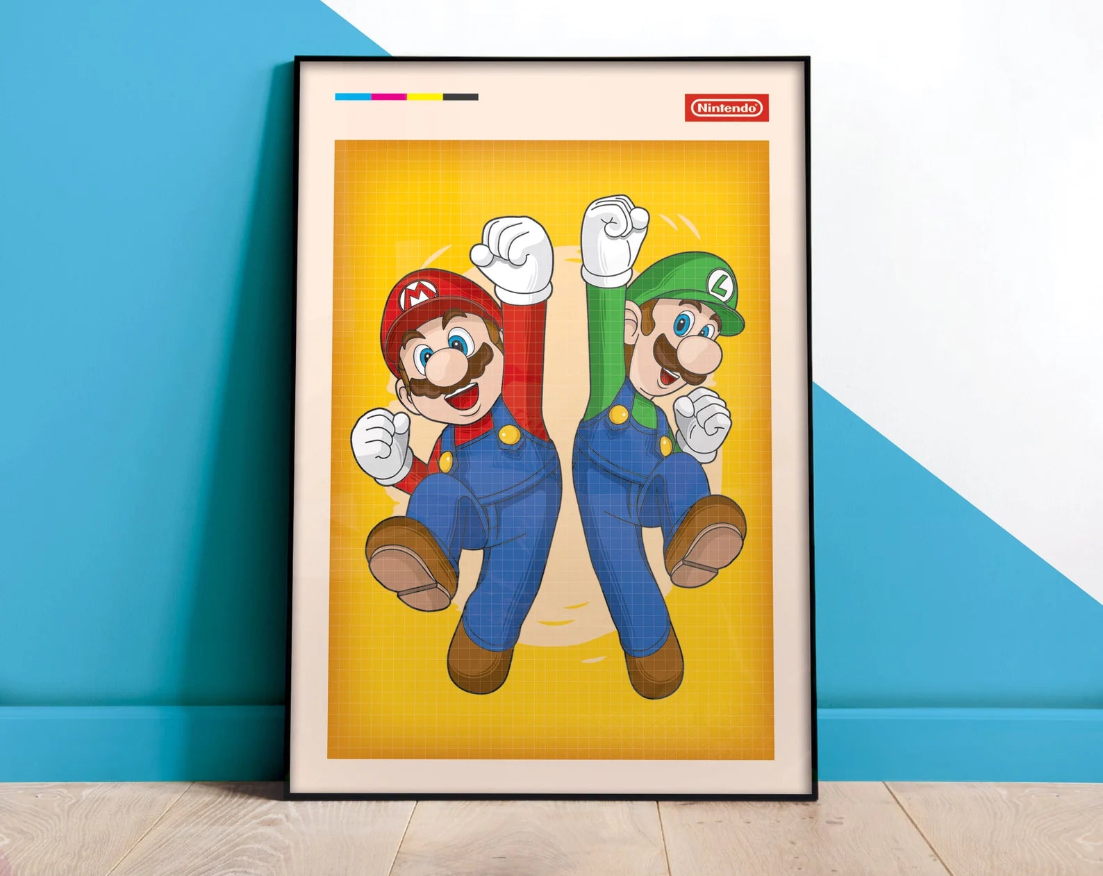 Super Mario Bros Retro Oyun Posteri - Oyun Posterleri No.23
