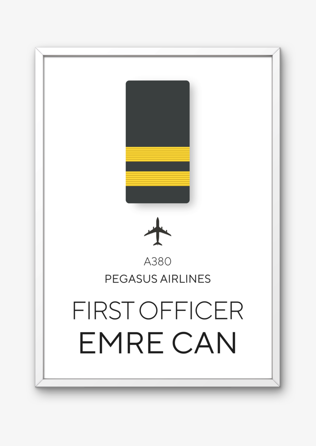 Kişiselleştirilebilir Yardımcı Pilot Posteri - Pilot Posterleri No.4