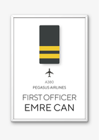 Kişiselleştirilebilir Yardımcı Pilot Posteri - Pilot Posterleri No.4