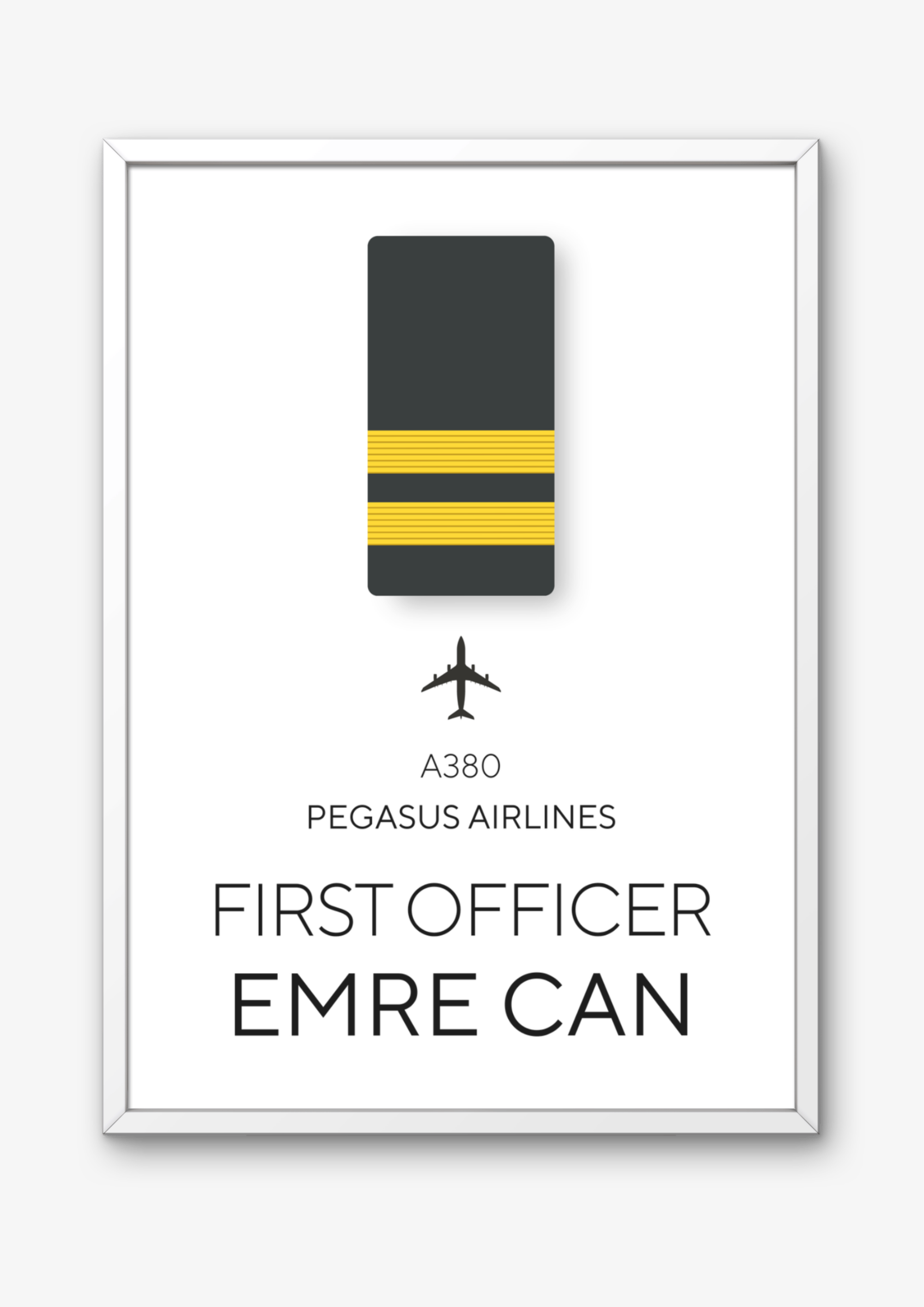 Kişiselleştirilebilir Yardımcı Pilot Posteri - Pilot Posterleri No.4