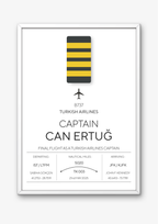 Kişiselleştirilebilir Kaptan Pilot Posteri - Pilot Posterleri No.2