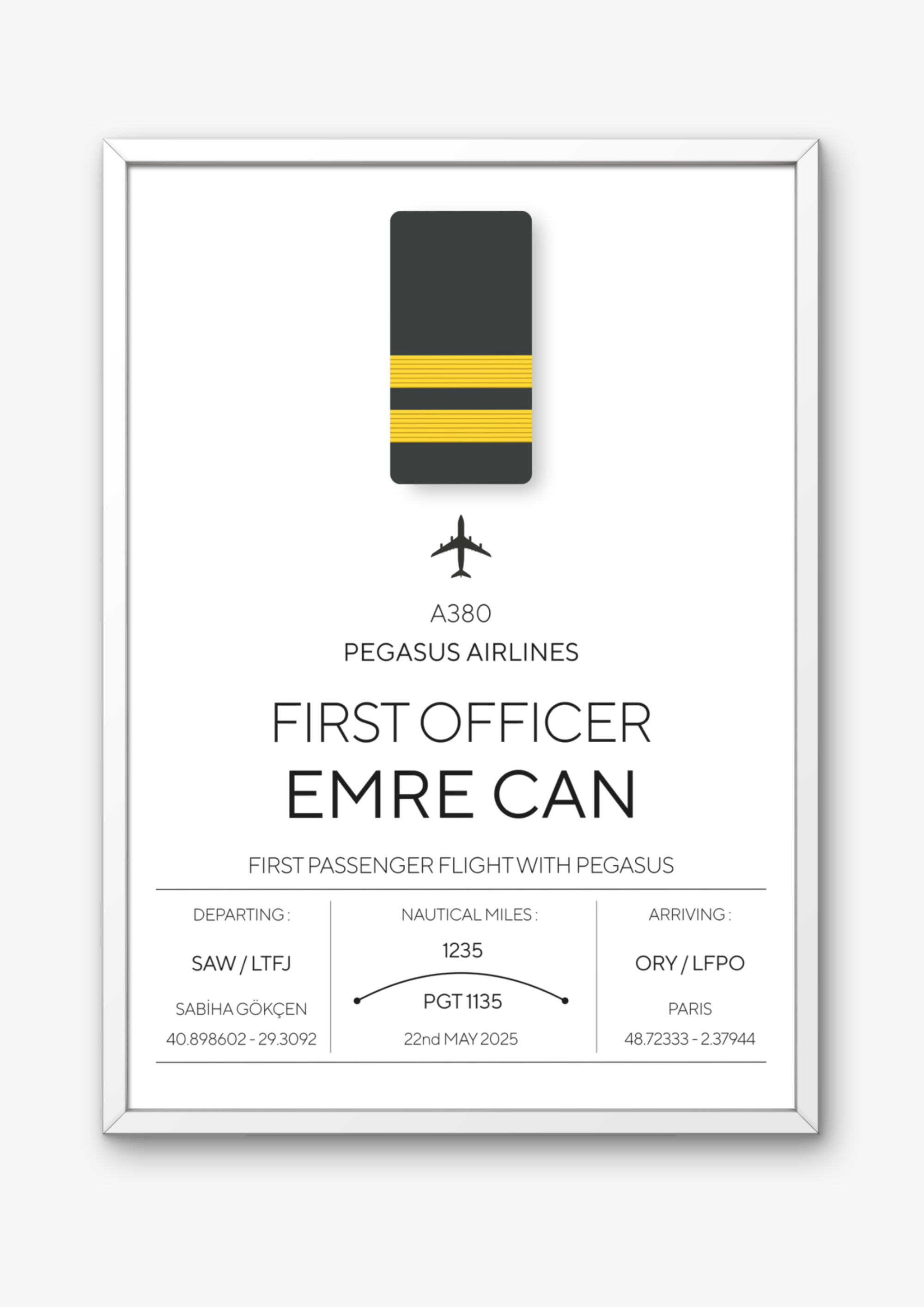 Kişiselleştirilebilir Yardımcı Pilot Posteri - Pilot Posterleri No.1