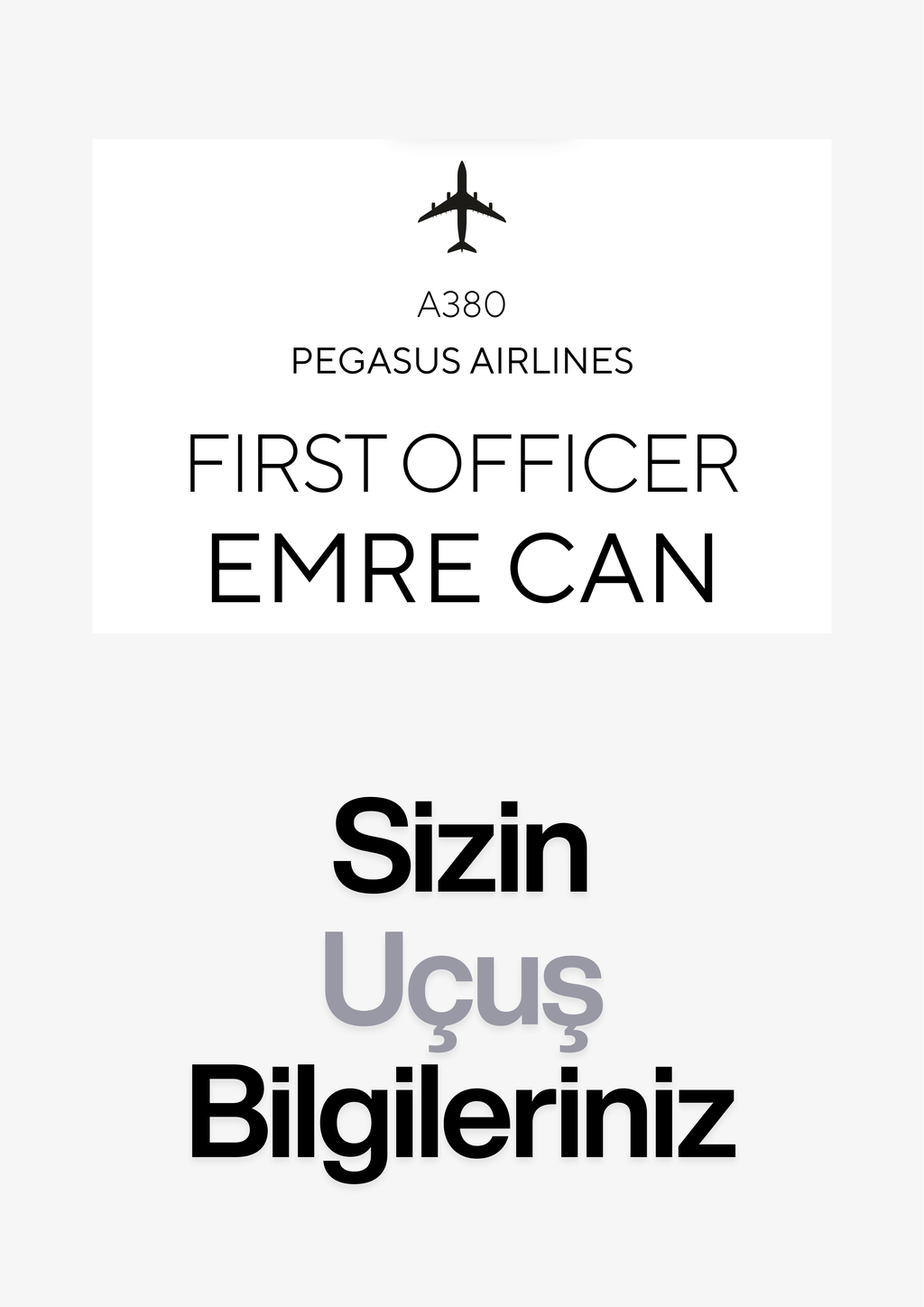 Kişiselleştirilebilir Yardımcı Pilot Posteri - Pilot Posterleri No.4