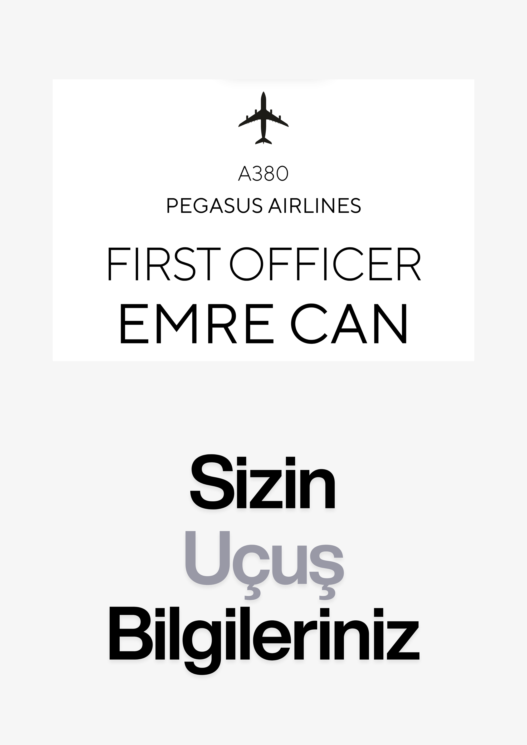 Kişiselleştirilebilir Yardımcı Pilot Posteri - Pilot Posterleri No.4