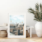İstanbul Şehir Manzarası Posteri - Şehir Posterleri No.6