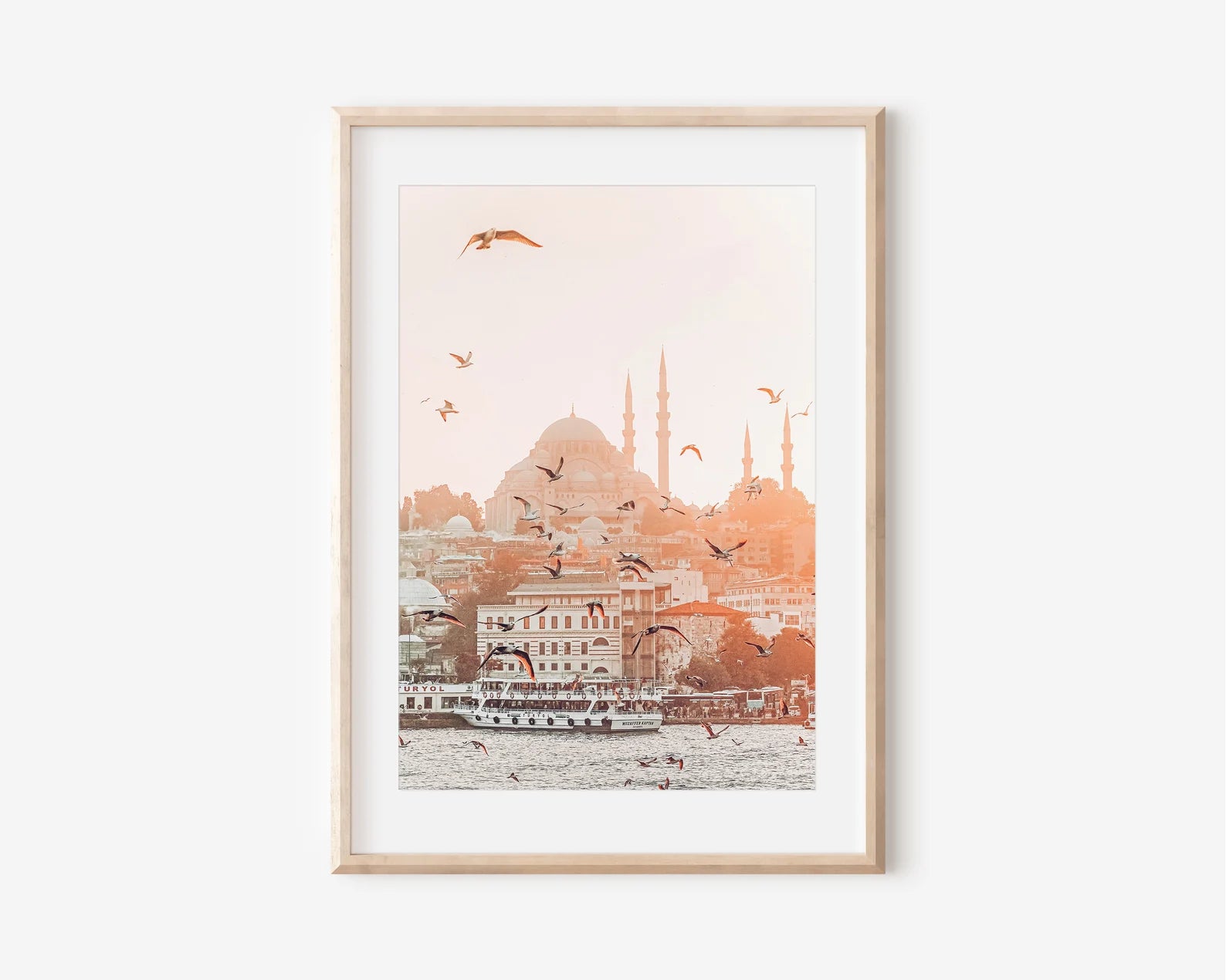 İstanbul Şehir Manzarası Posteri - Şehir Posterleri No.1