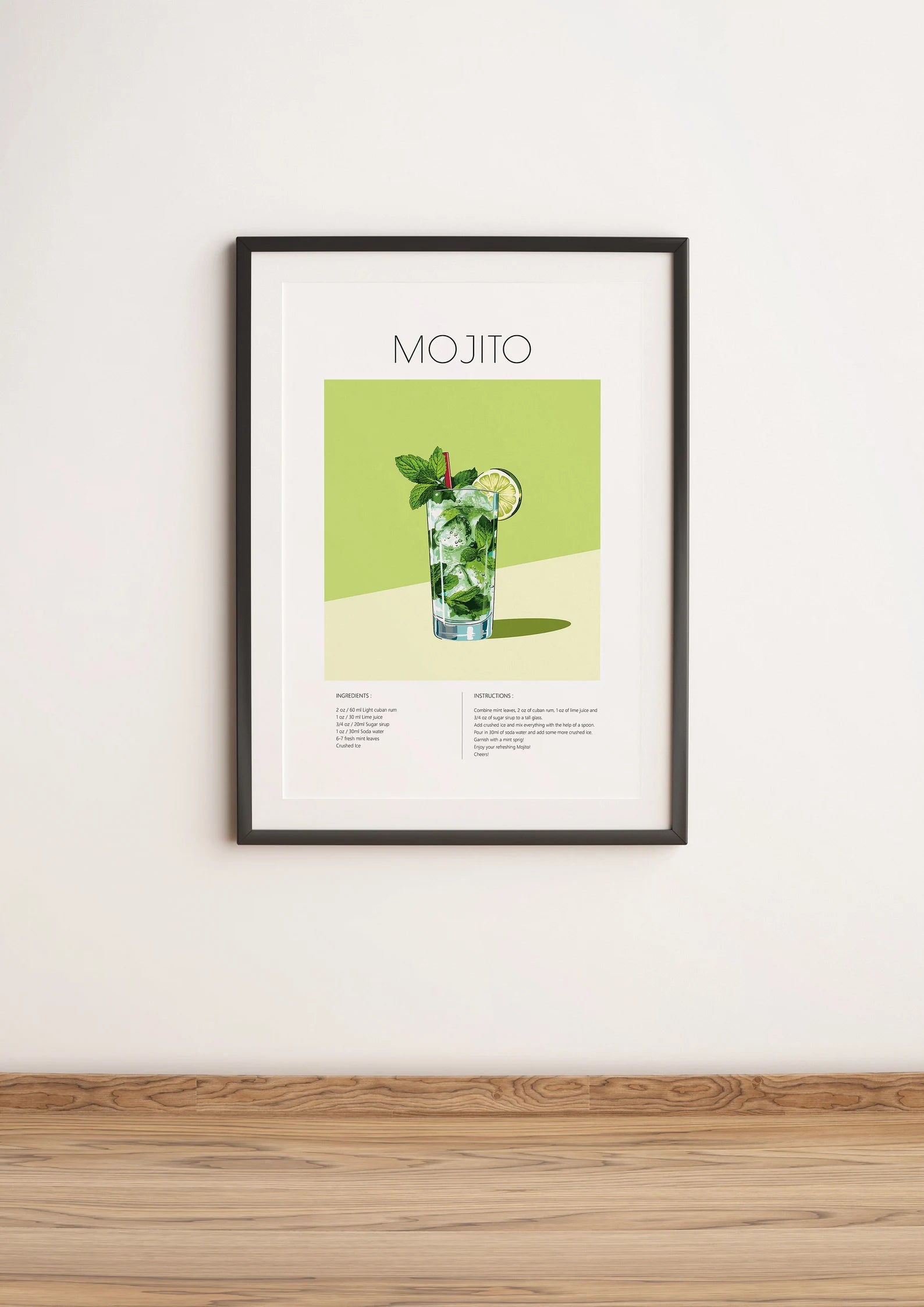 Mojito Kokteyl Tarifi Posteri