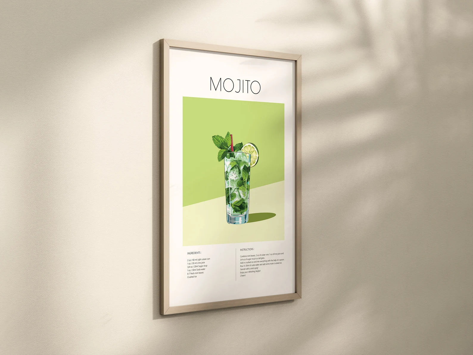 Mojito Kokteyl Tarifi Posteri