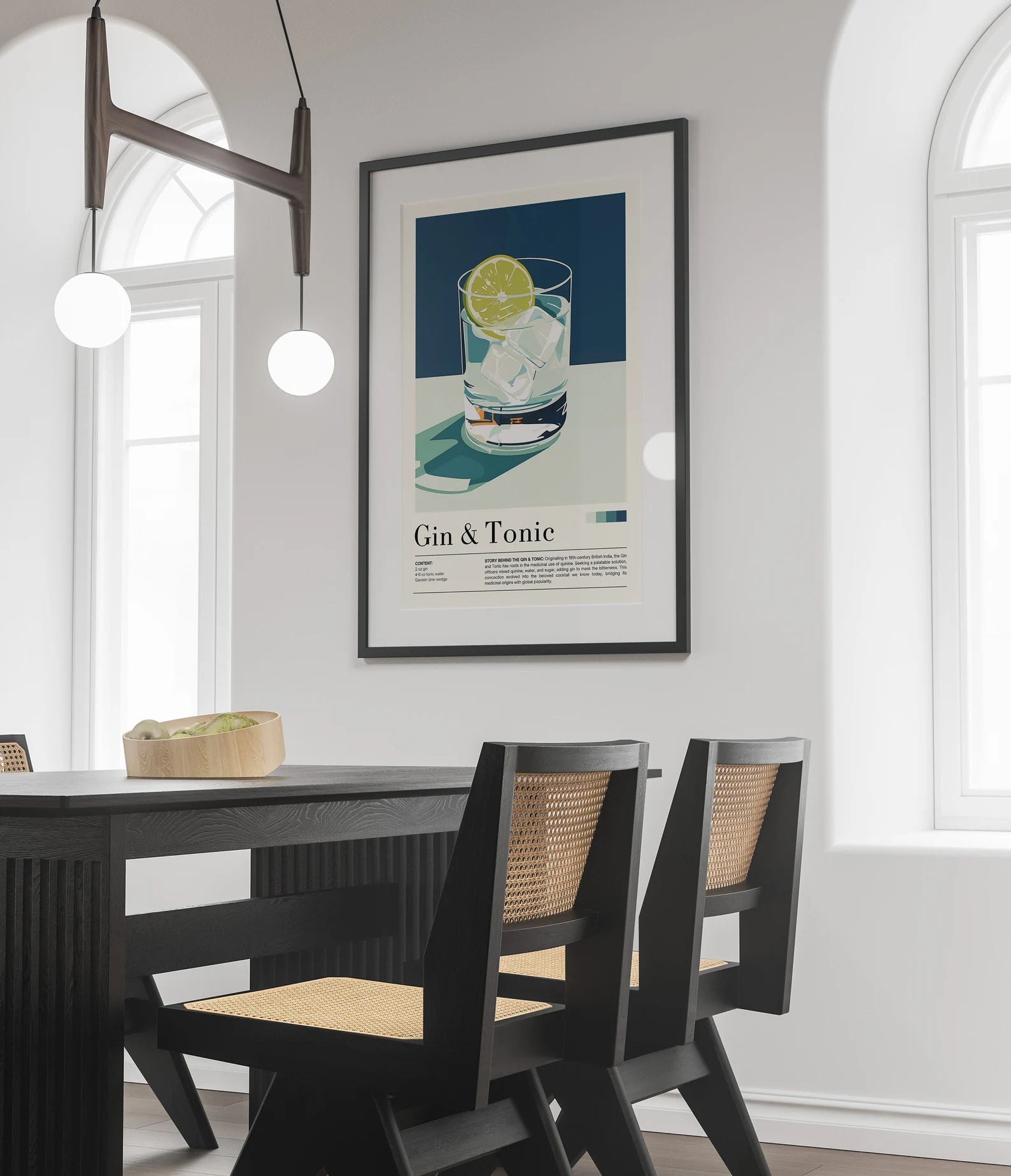 Gin & Tonic Kokteyl Posteri