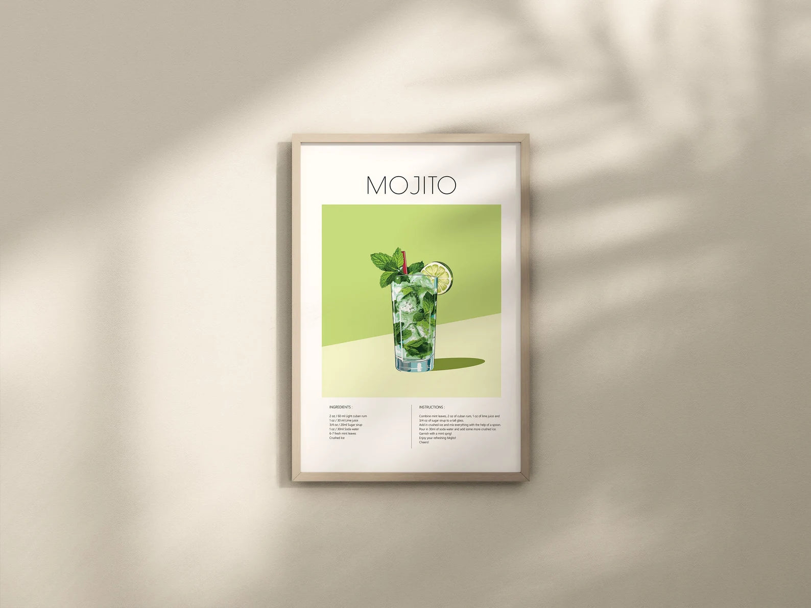 Mojito Kokteyl Tarifi Posteri