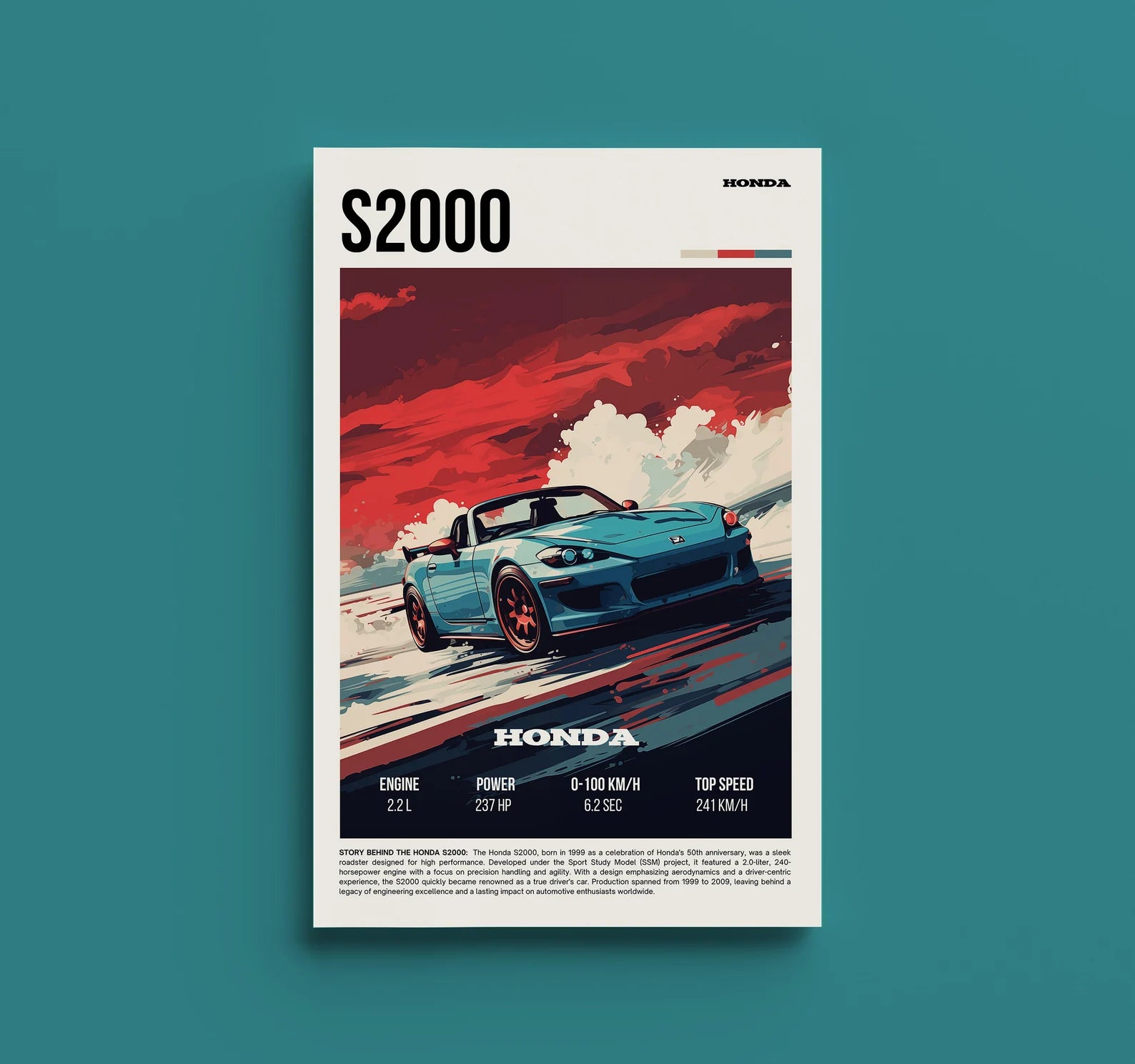Honda S2000 Posteri - Araba Posterleri No.8