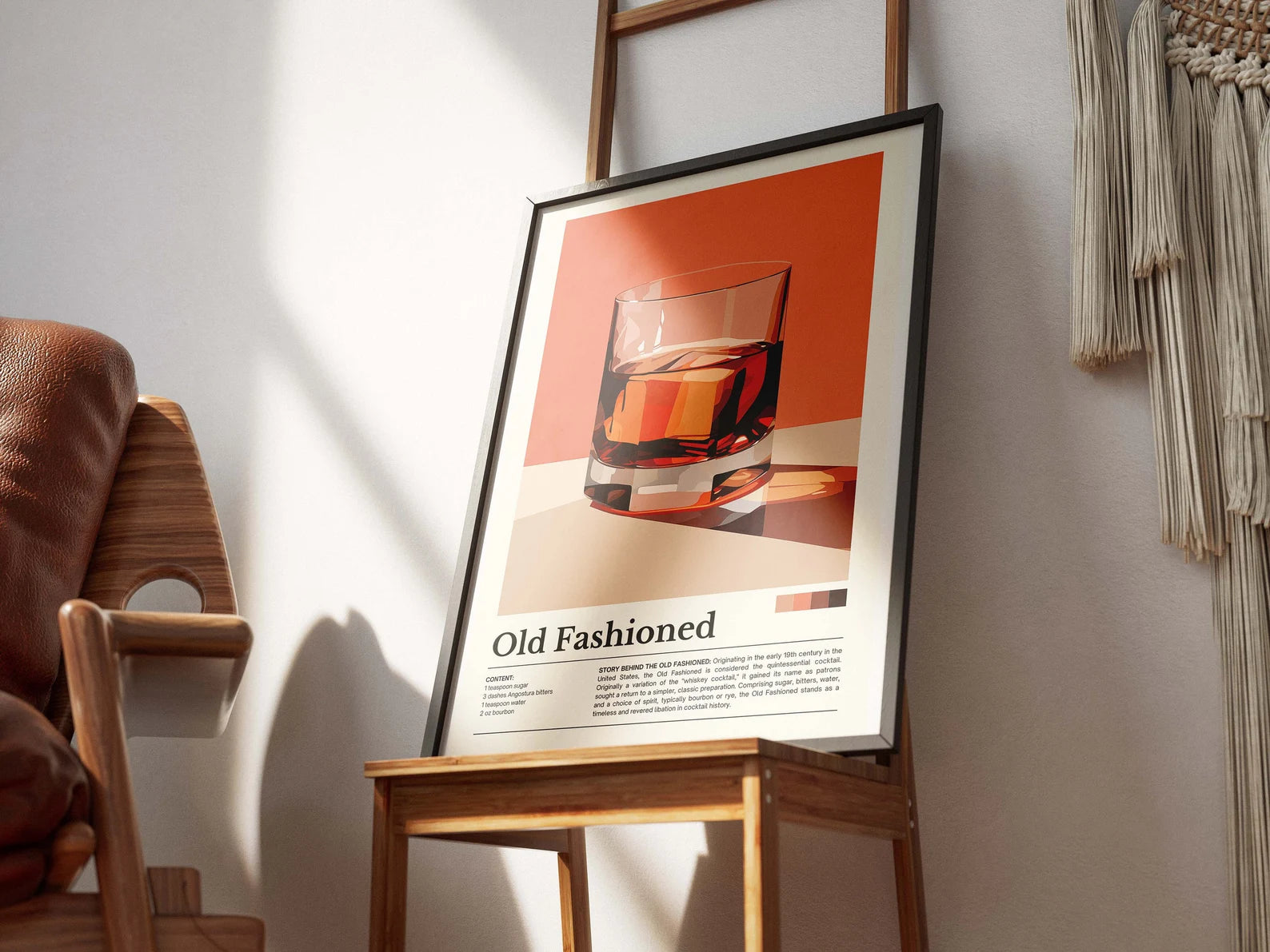 Old Fashioned Kokteyl Posteri