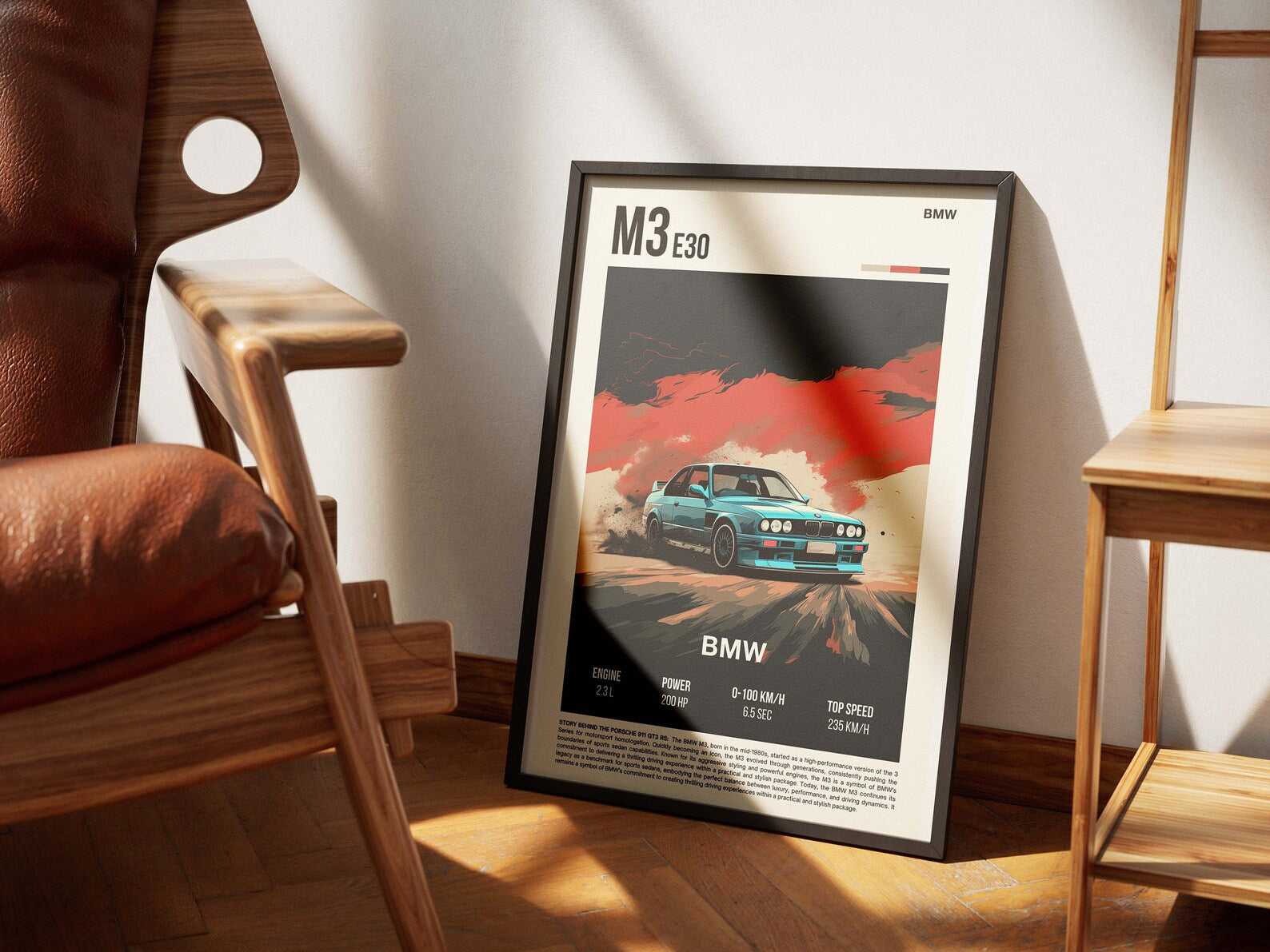 Bmw E30 M3 Posteri - Araba Posterleri No.11