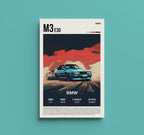 Bmw E30 M3 Posteri - Araba Posterleri No.11