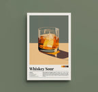 Whiskey Sour Kokteyl Posteri