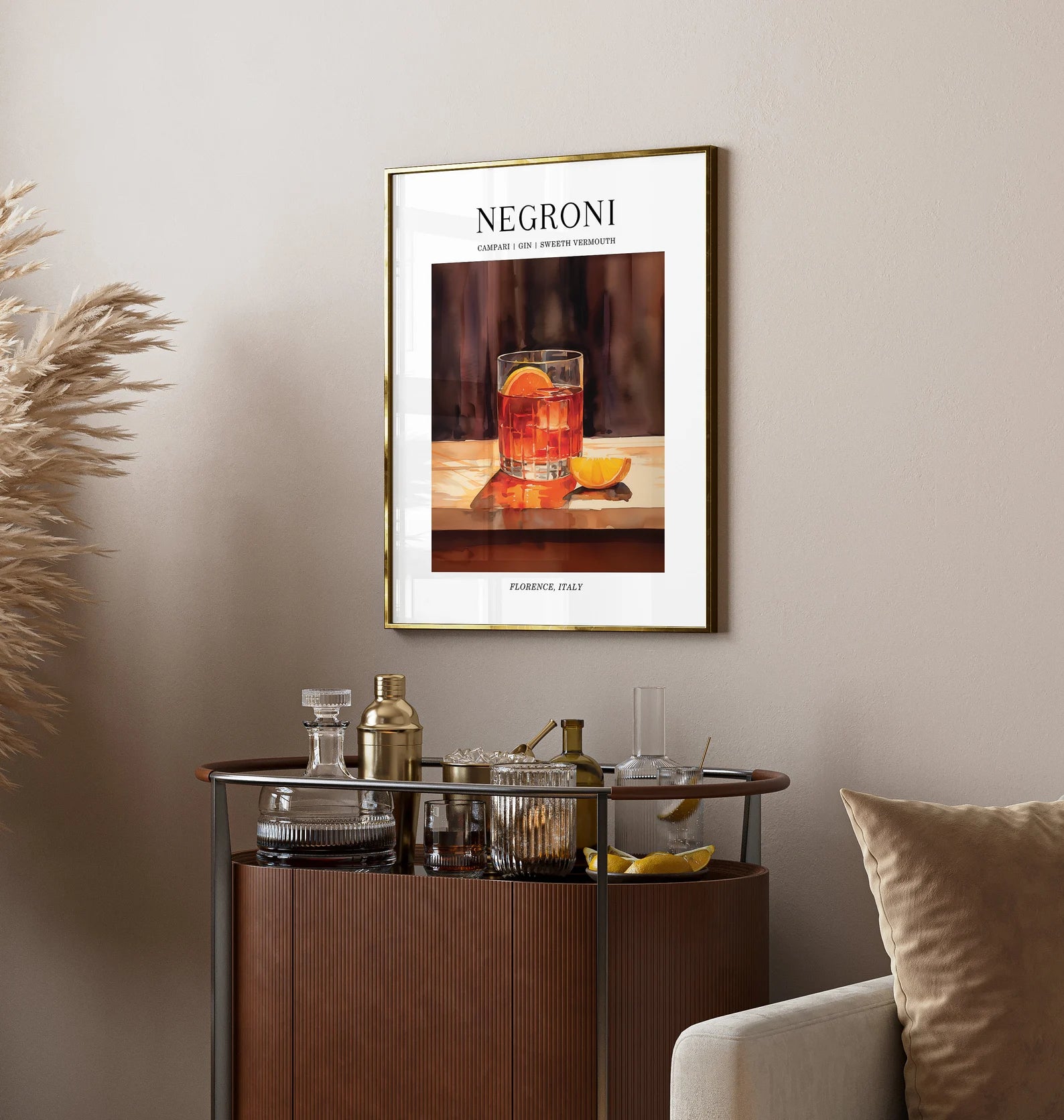 Negroni Kokteyl Posteri