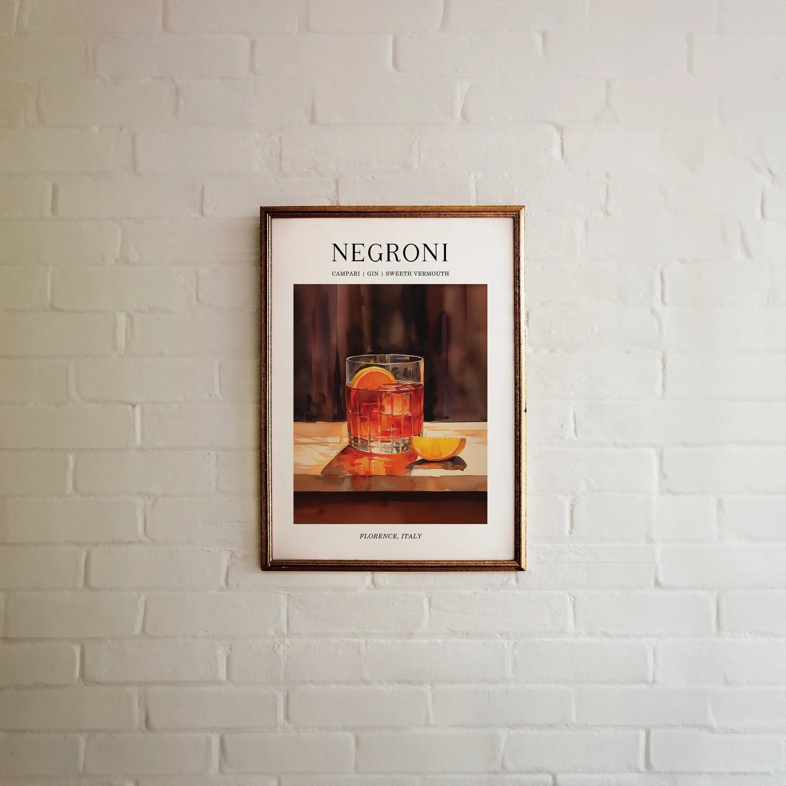 Negroni Kokteyl Posteri