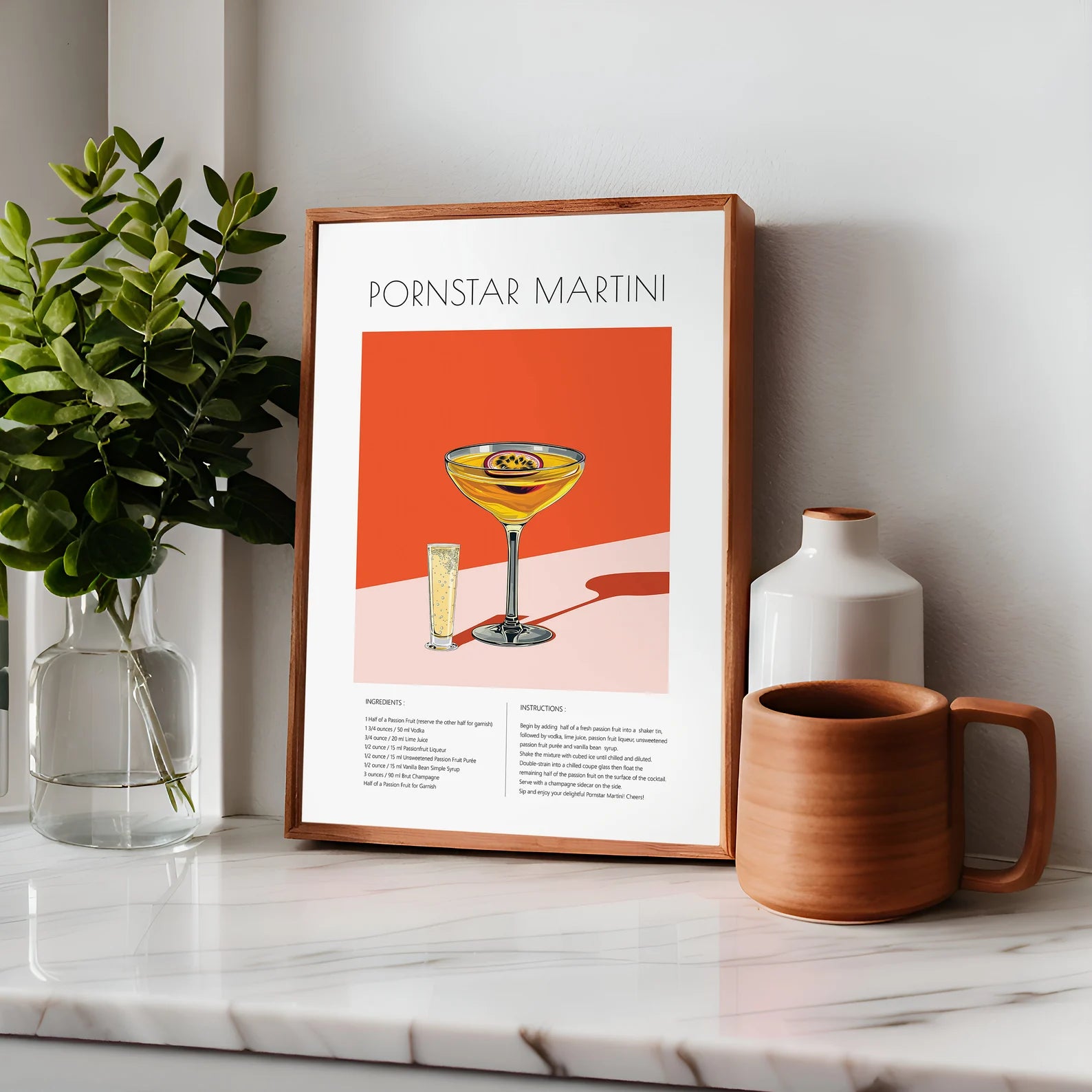 Pornstar Martini Kokteyl Tarifi Posteri