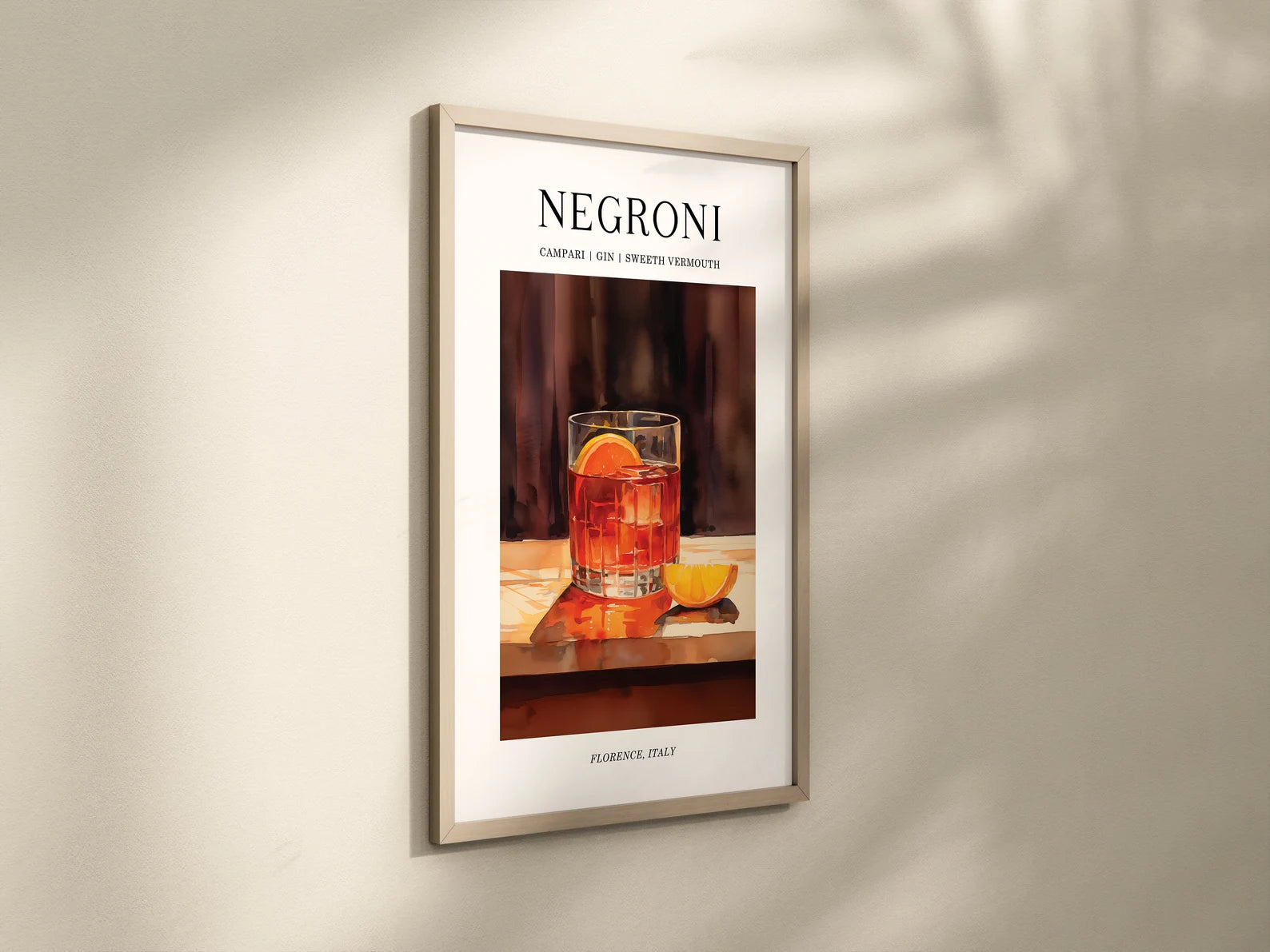 Negroni Kokteyl Posteri