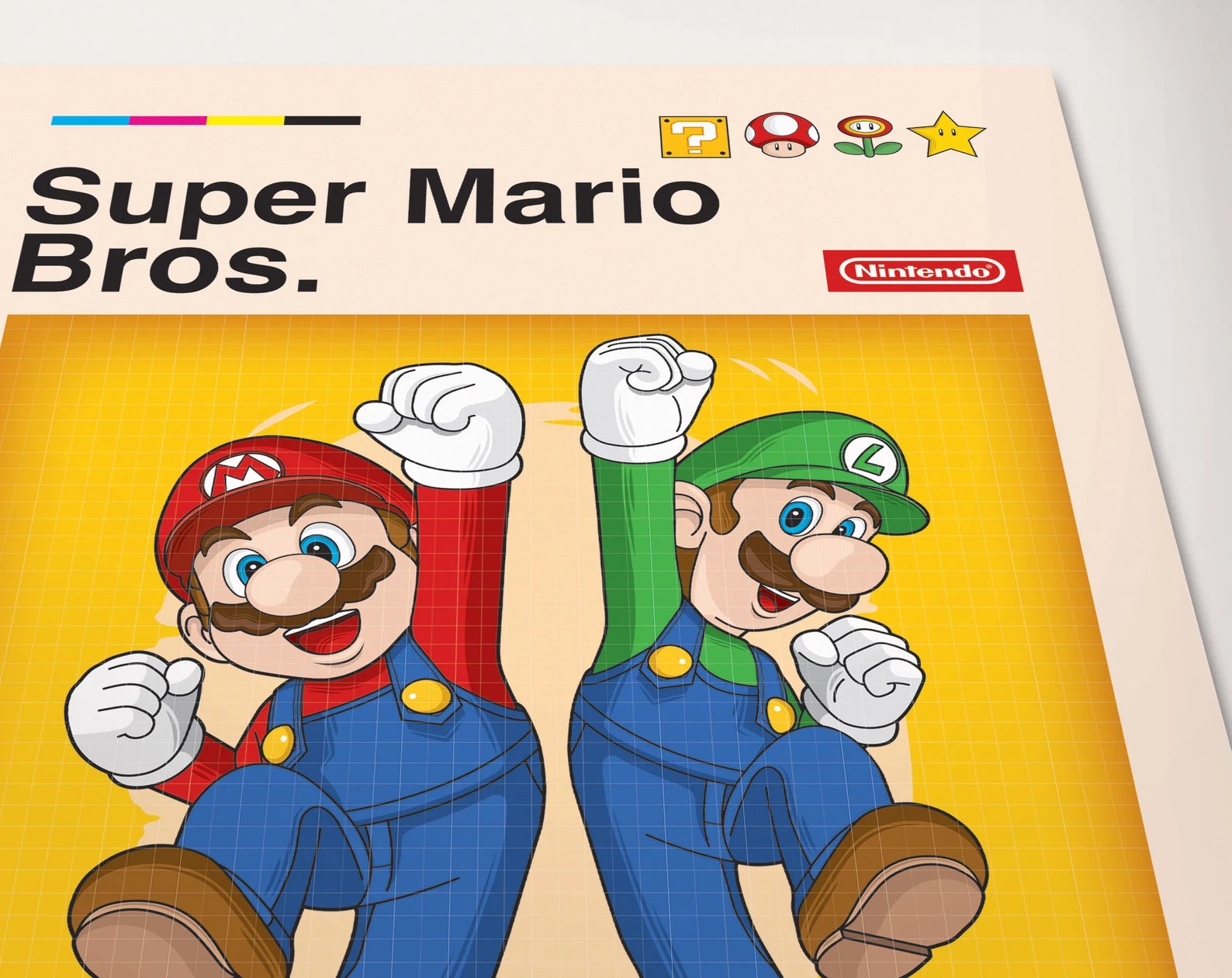 Super Mario Bros. Retro Oyun Posteri - Oyun Posterleri No.14