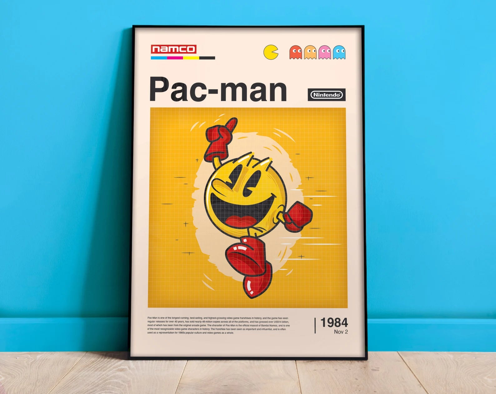 Pac-Man 1984 Orijinal Oyun Posteri - Oyun Posterleri No.12