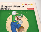 Super Mario Bros Retro Oyun Posteri - Oyun Posterleri No.18