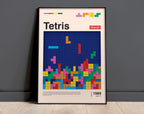 Tetris Retro Oyun Posteri - Oyun Posterleri No.25