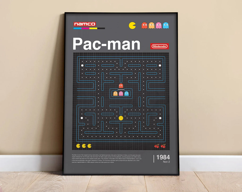 Pac-Man 1984 Orijinal Oyun Posteri - Oyun Posterleri No.13