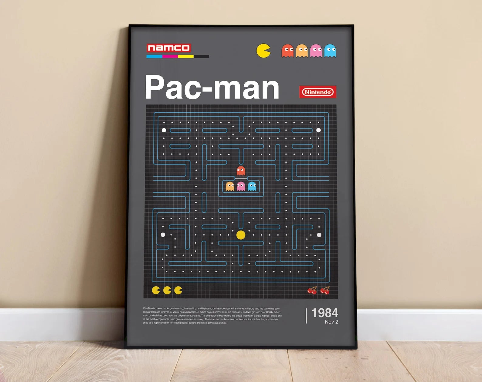 Pac-Man 1984 Orijinal Oyun Posteri - Oyun Posterleri No.13