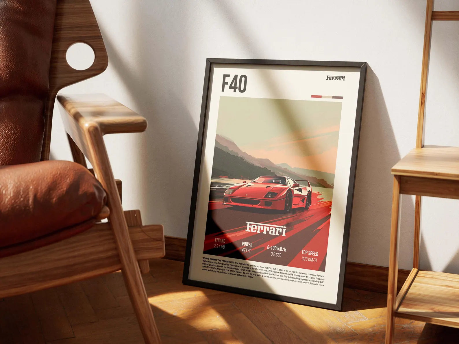 Ferrari F40 Posteri - Araba Posterleri No.4