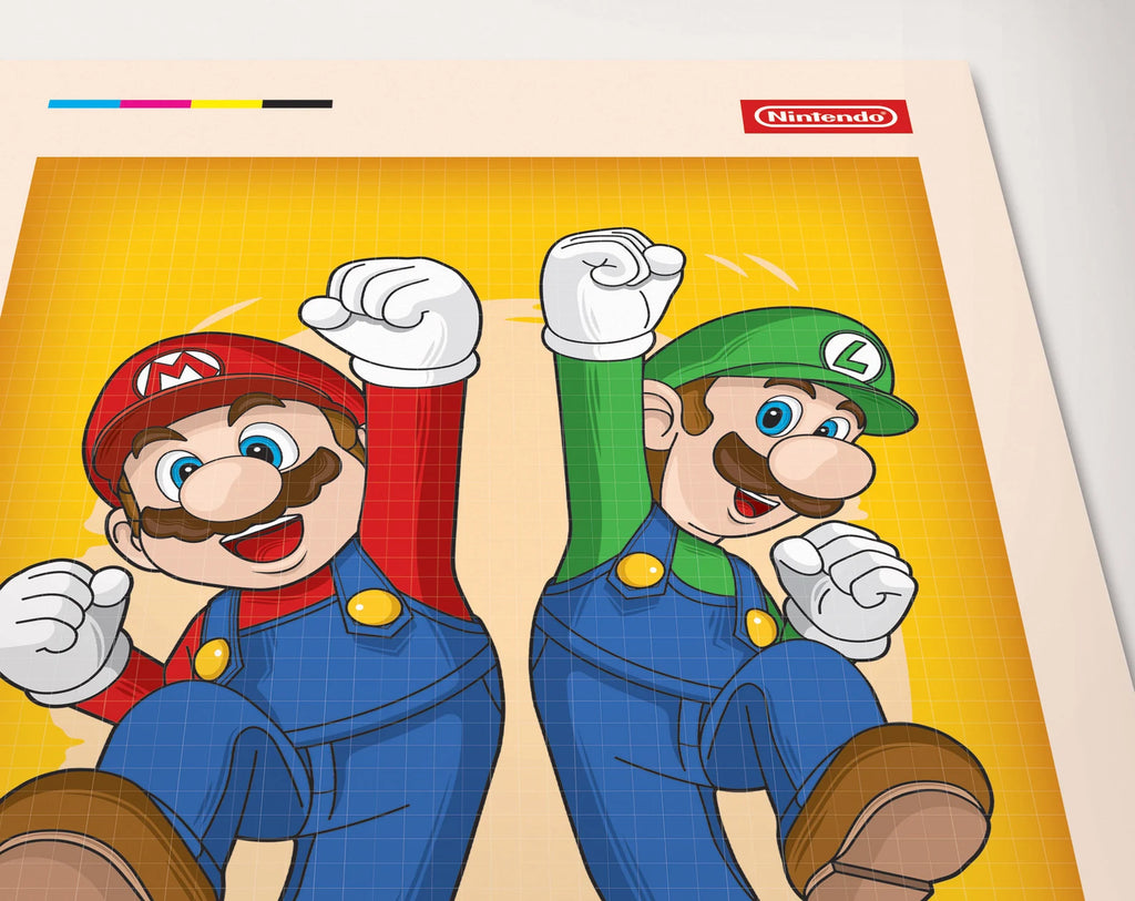 Super Mario Bros Retro Oyun Posteri - Oyun Posterleri No.23