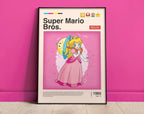 Super Mario Bros Retro Oyun Posteri - Oyun Posterleri No.20