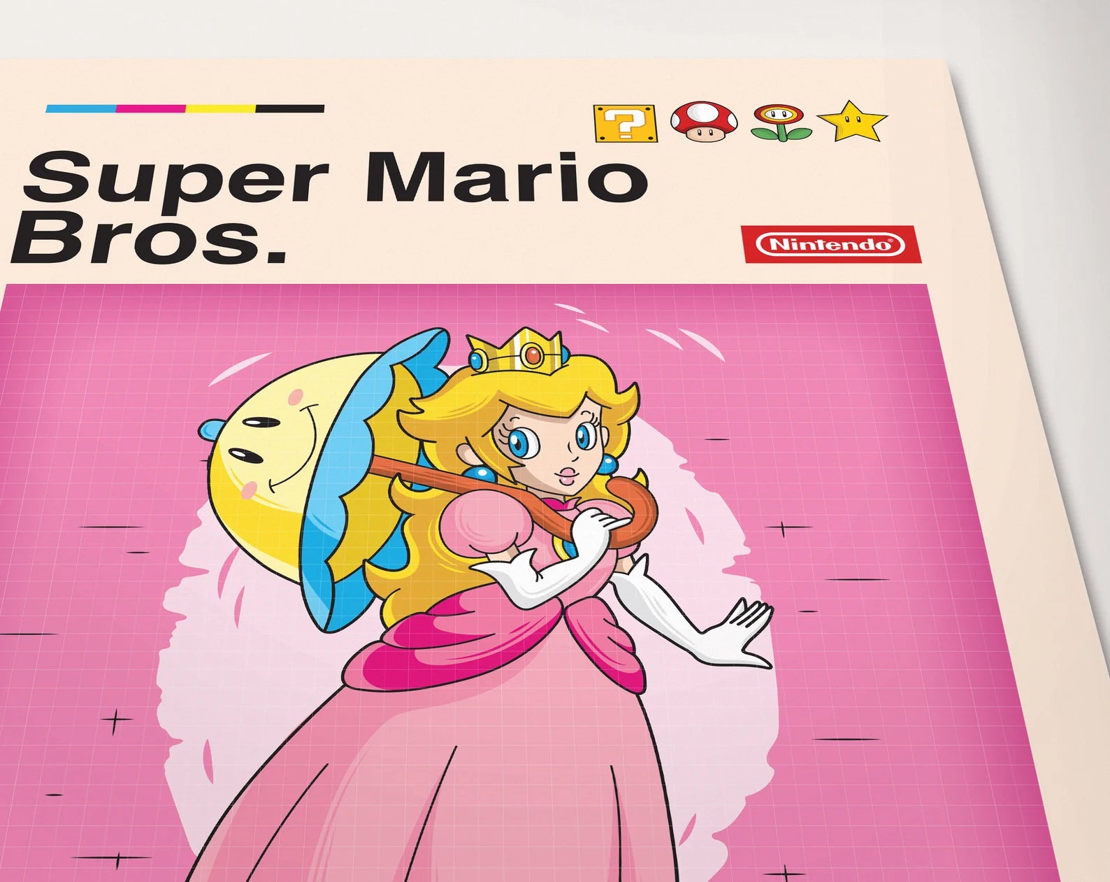 Super Mario Bros Retro Oyun Posteri - Oyun Posterleri No.20