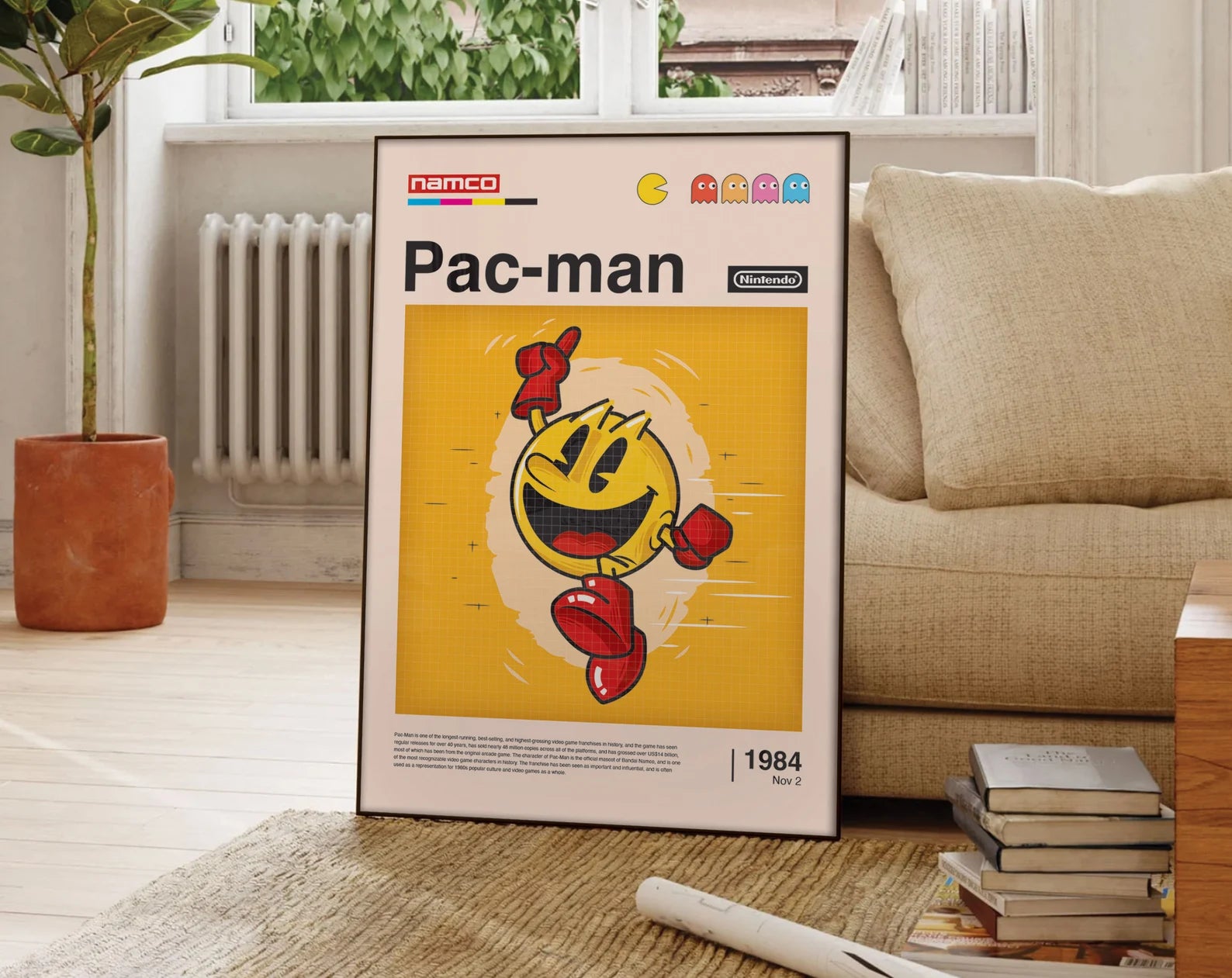 Pac-Man 1984 Orijinal Oyun Posteri - Oyun Posterleri No.12