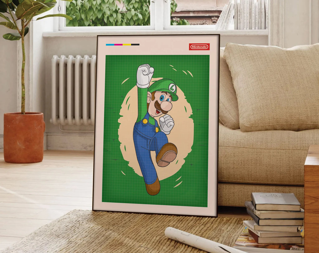 Super Mario Bros Retro Oyun Posteri - Oyun Posterleri No.24