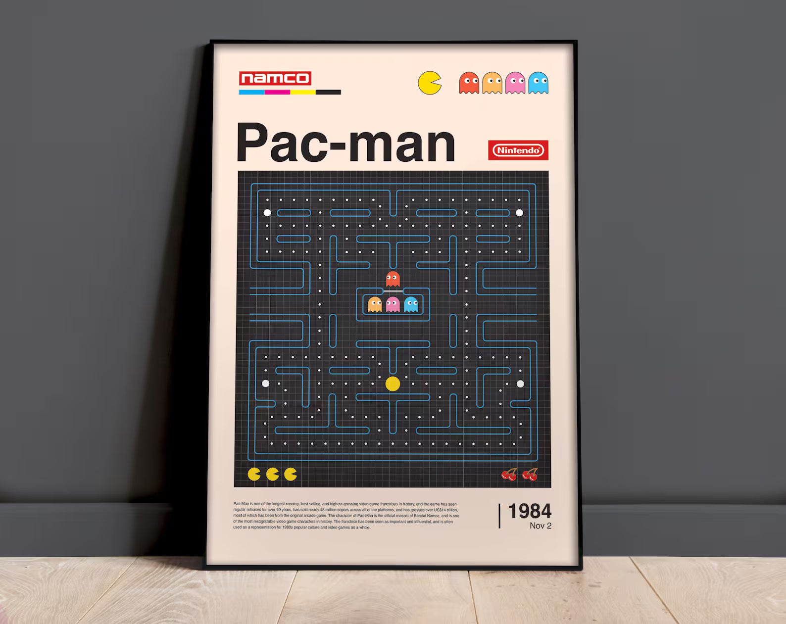 Pac-Man 1984 Orijinal Oyun Posteri - Oyun Posterleri No.11