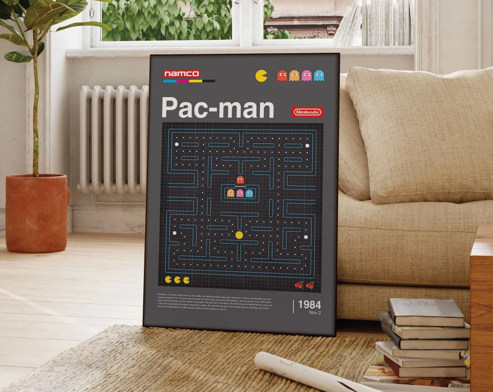 Pac-Man 1984 Orijinal Oyun Posteri - Oyun Posterleri No.13