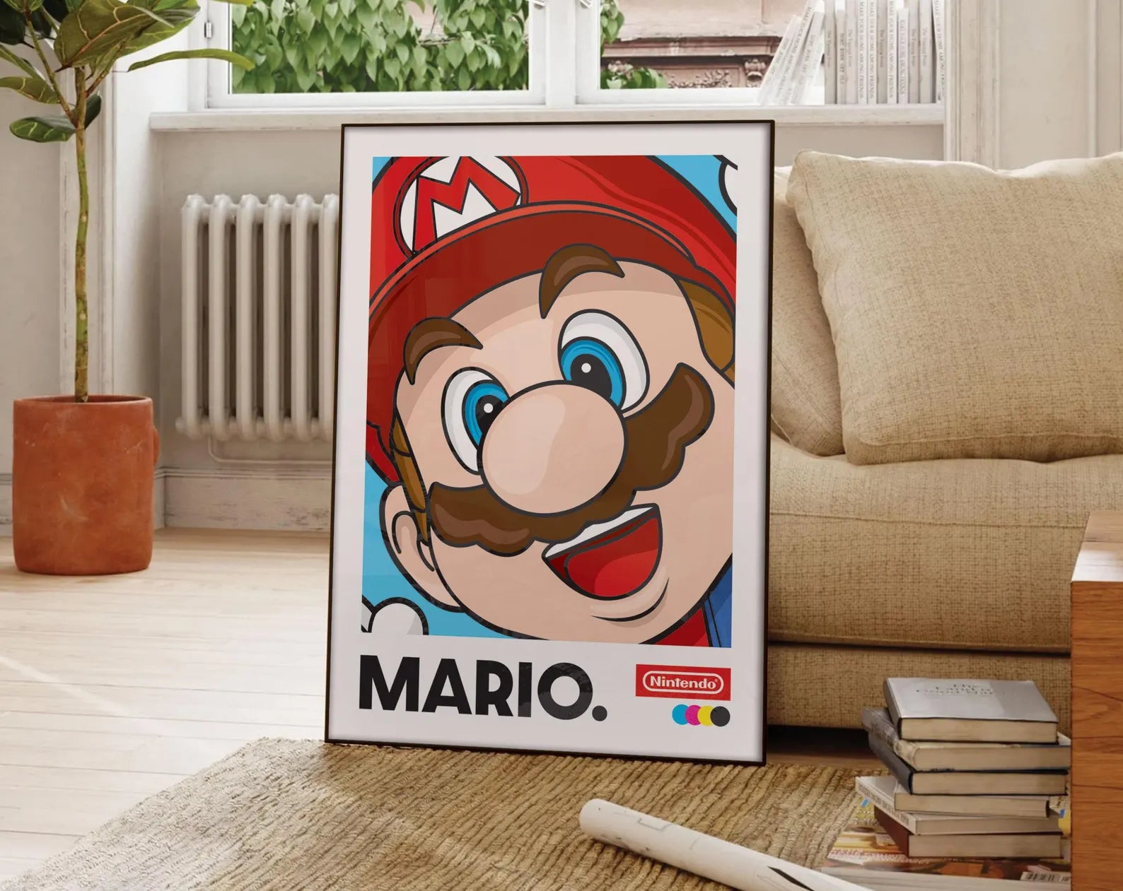 Super Mario Bros Retro Oyun Posteri - Oyun Posterleri No.21