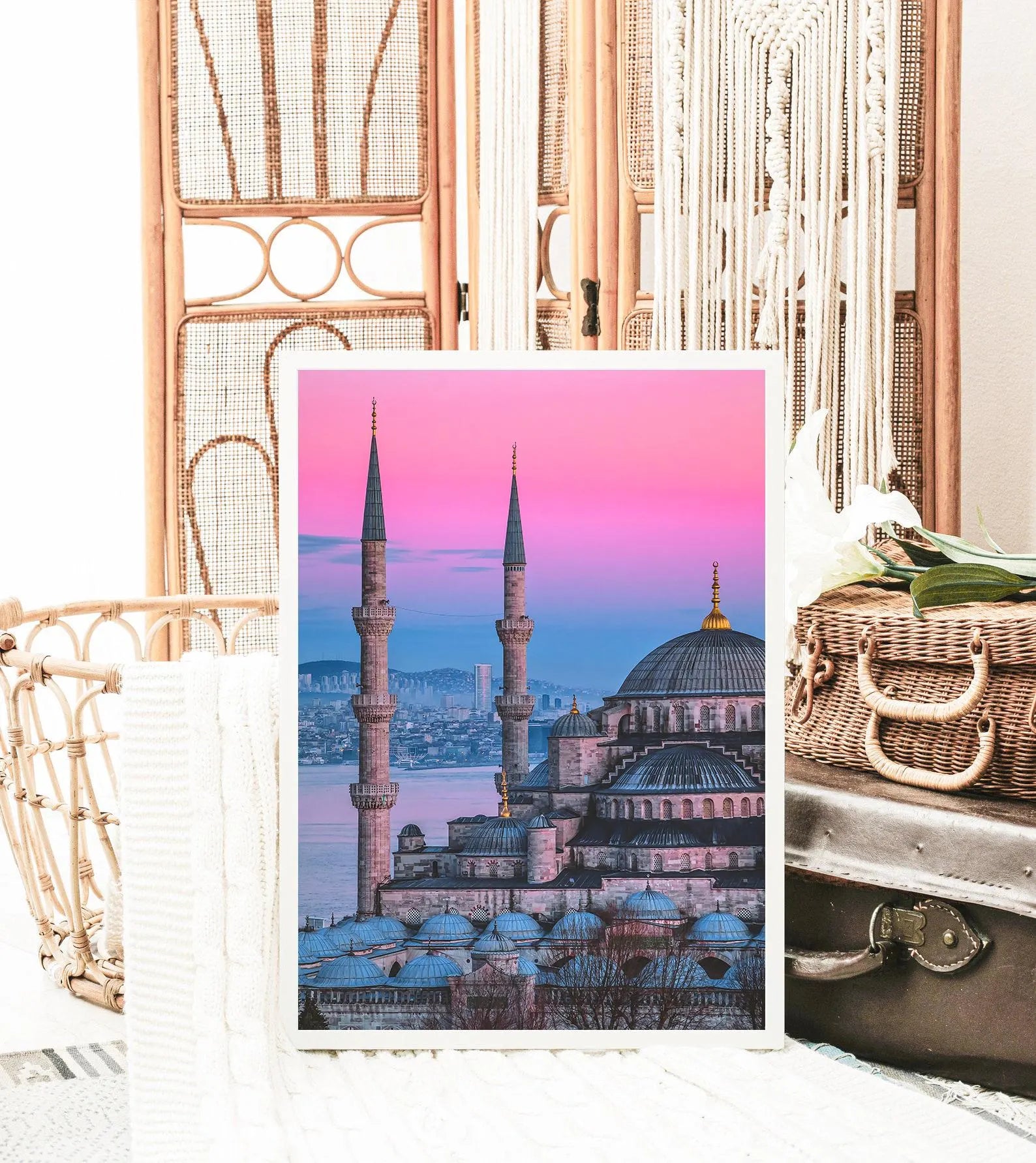 İstanbul Şehir Manzarası Posteri - Şehir Posterleri No.4