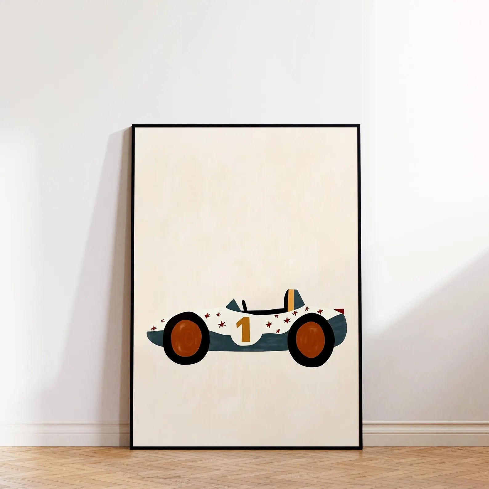Yarış Arabası Posteri - Araba Temalı Posterler No.1