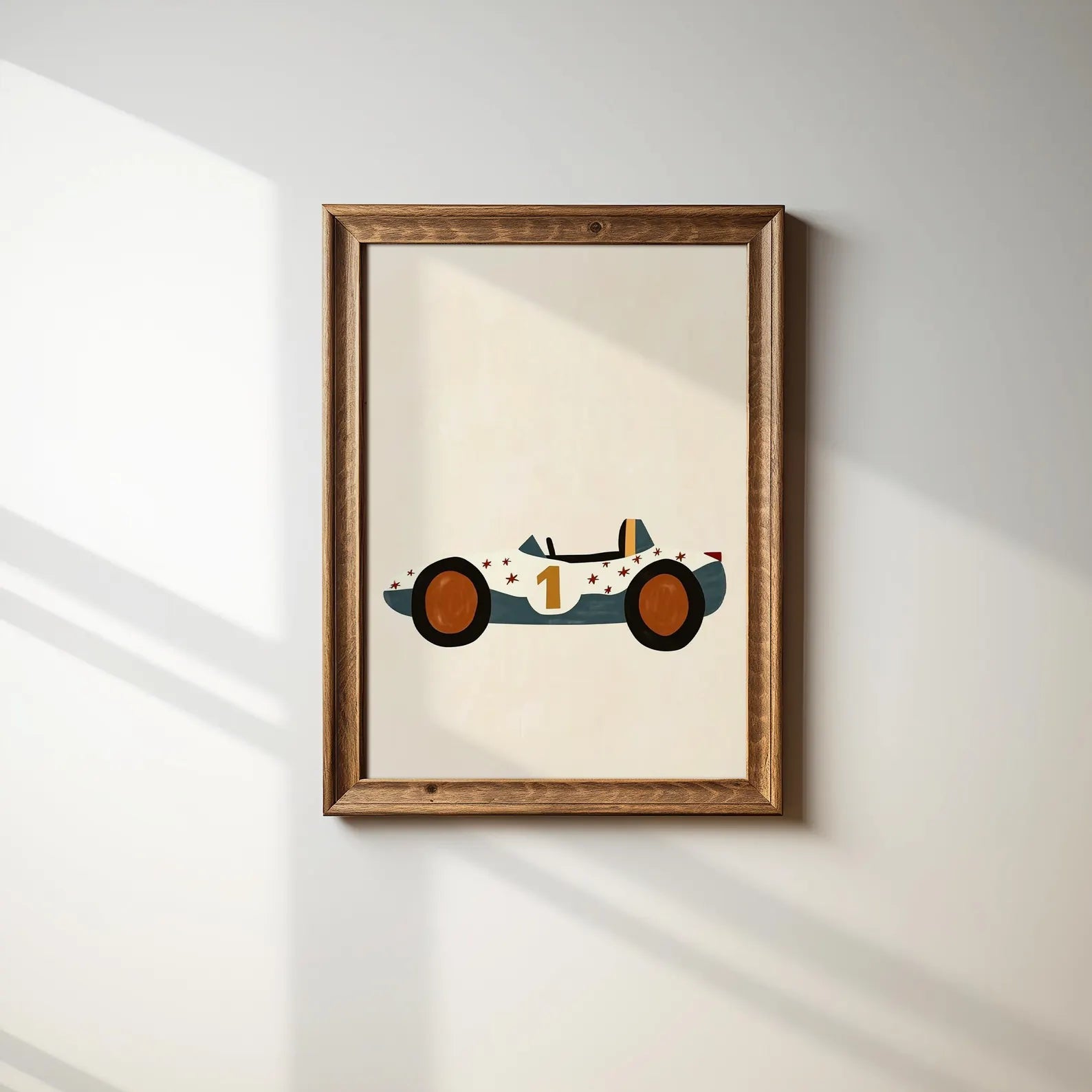 Yarış Arabası Posteri - Araba Temalı Posterler No.1