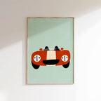 Vintage Araba Posteri - Araba Temalı Posterler No.3