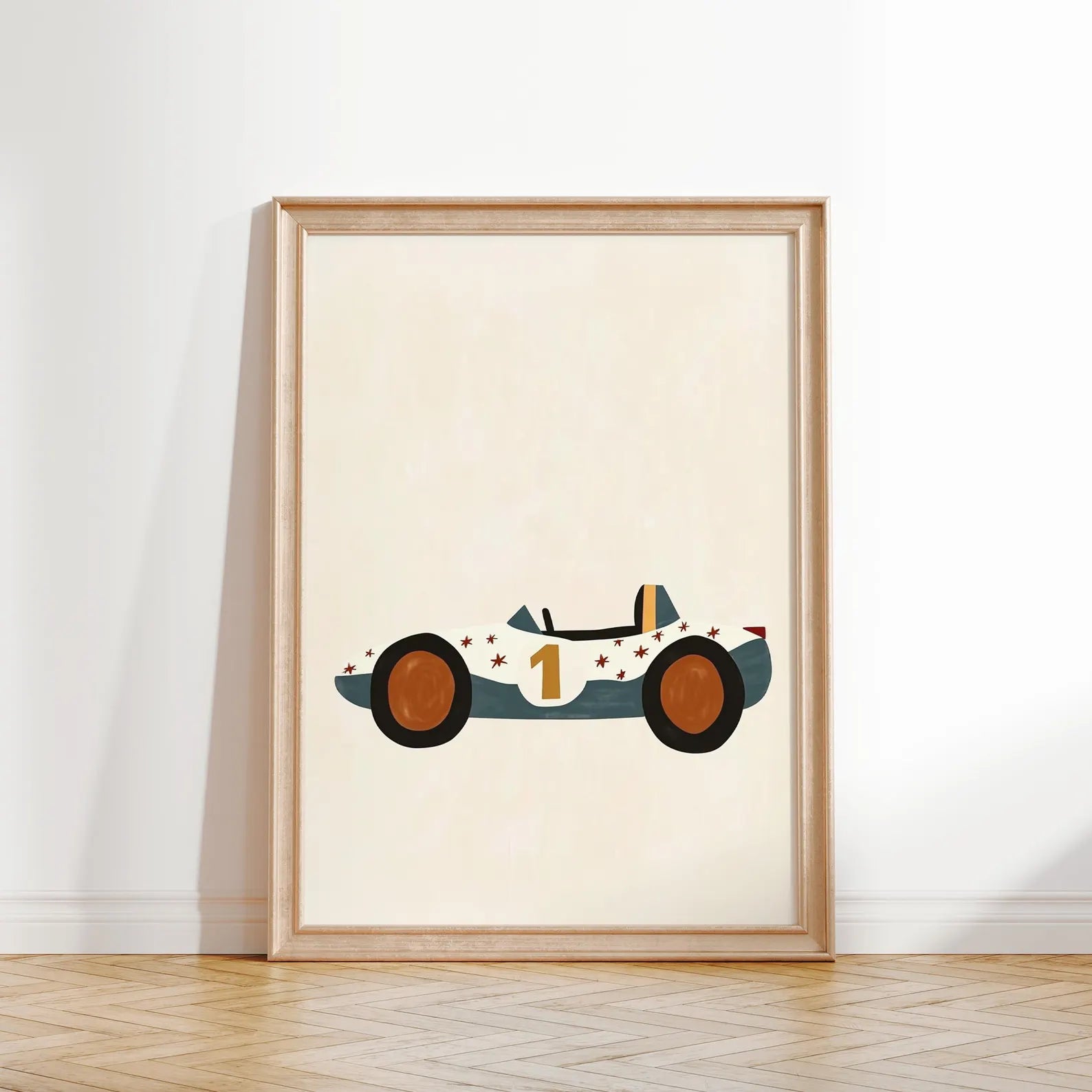 Yarış Arabası Posteri - Araba Temalı Posterler No.1