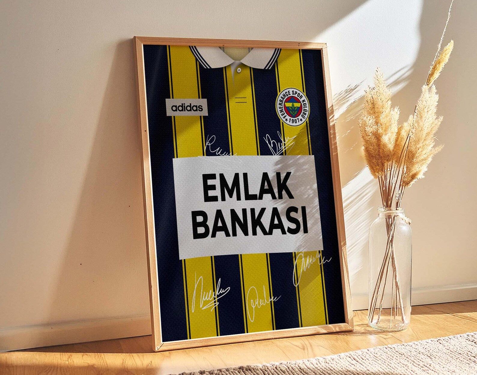 Retro Fenerbahçe Forması Posteri - Takım Posterleri No.3