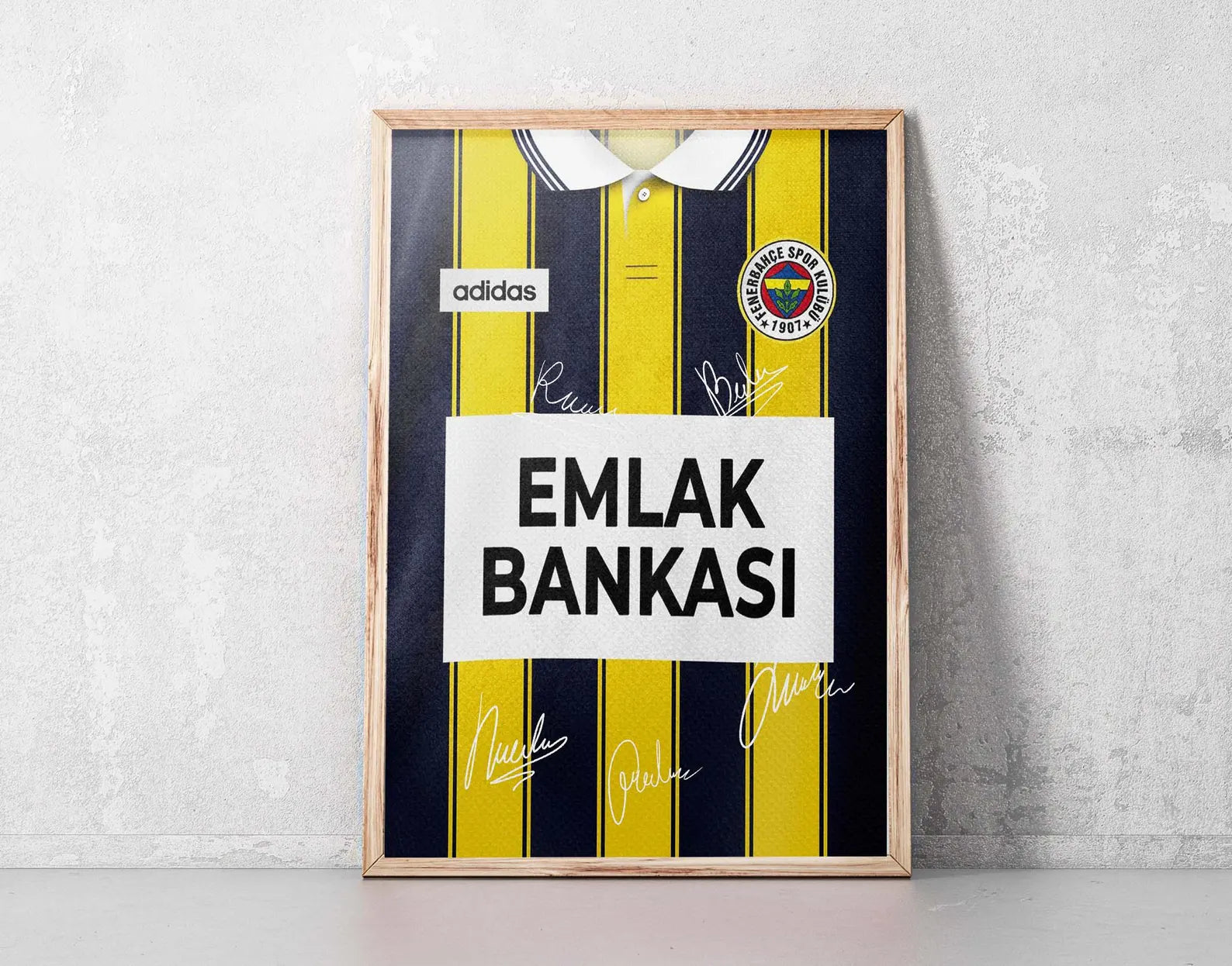 Retro Fenerbahçe Forması Posteri - Takım Posterleri No.3