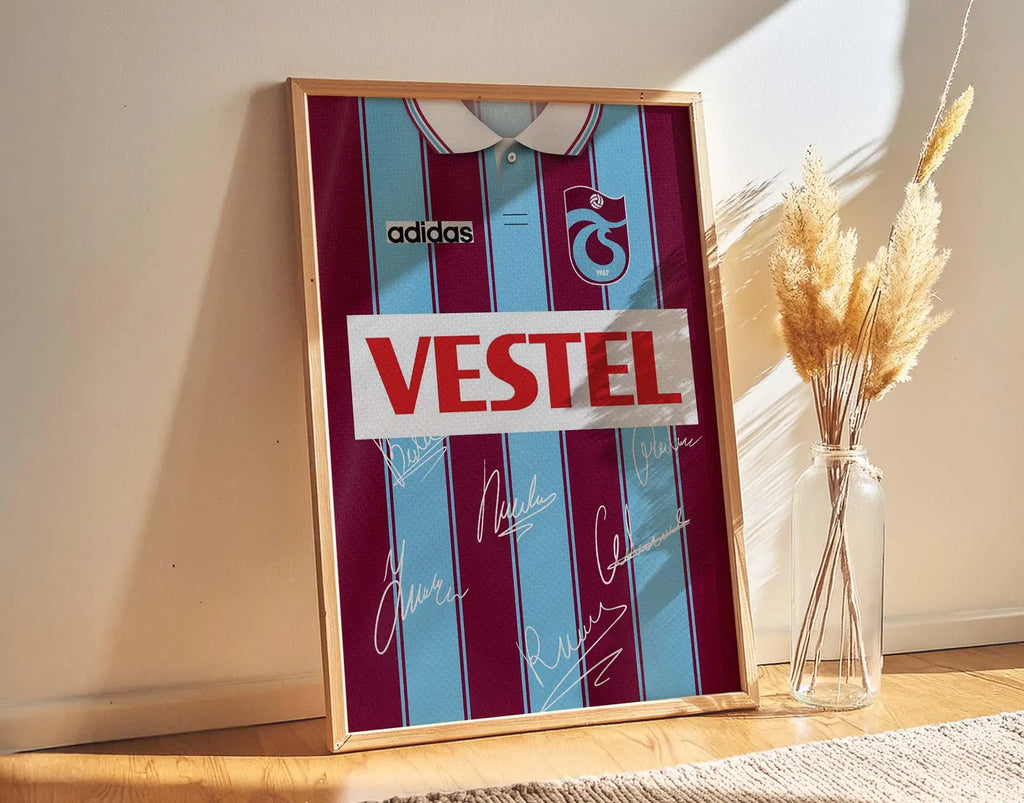 Retro Trabzonspor Forması Posteri - Takım Posterleri No.4