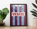 Retro Trabzonspor Forması Posteri - Takım Posterleri No.4