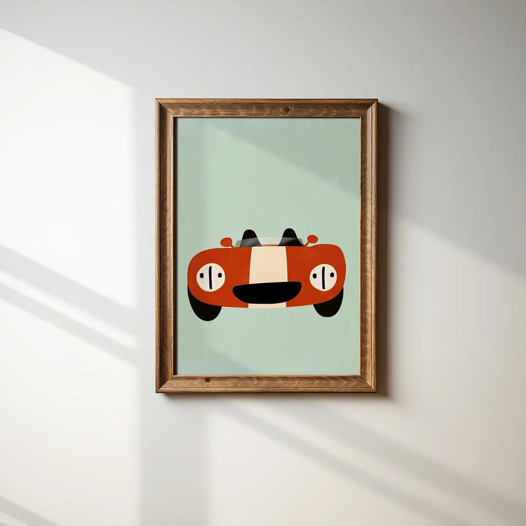 Vintage Araba Posteri - Araba Temalı Posterler No.3