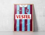 Retro Trabzonspor Forması Posteri - Takım Posterleri No.4