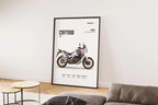 Honda Africa Twin CRF 1100L 2025 Poster - Motor Posterleri No.14